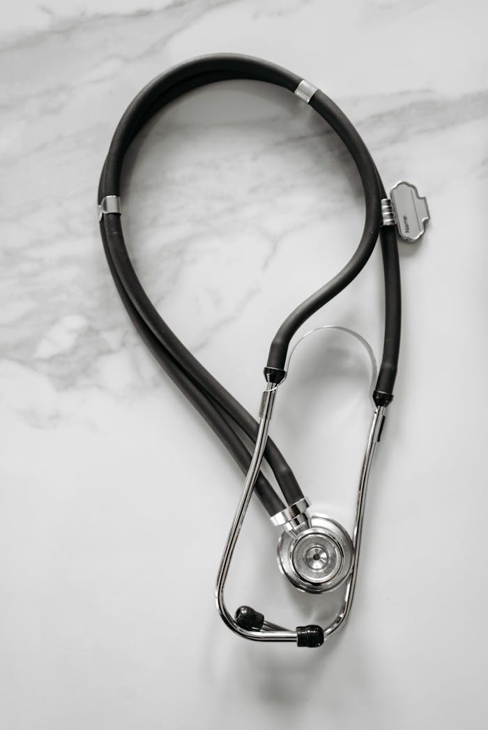 Stethoscope On White Surface